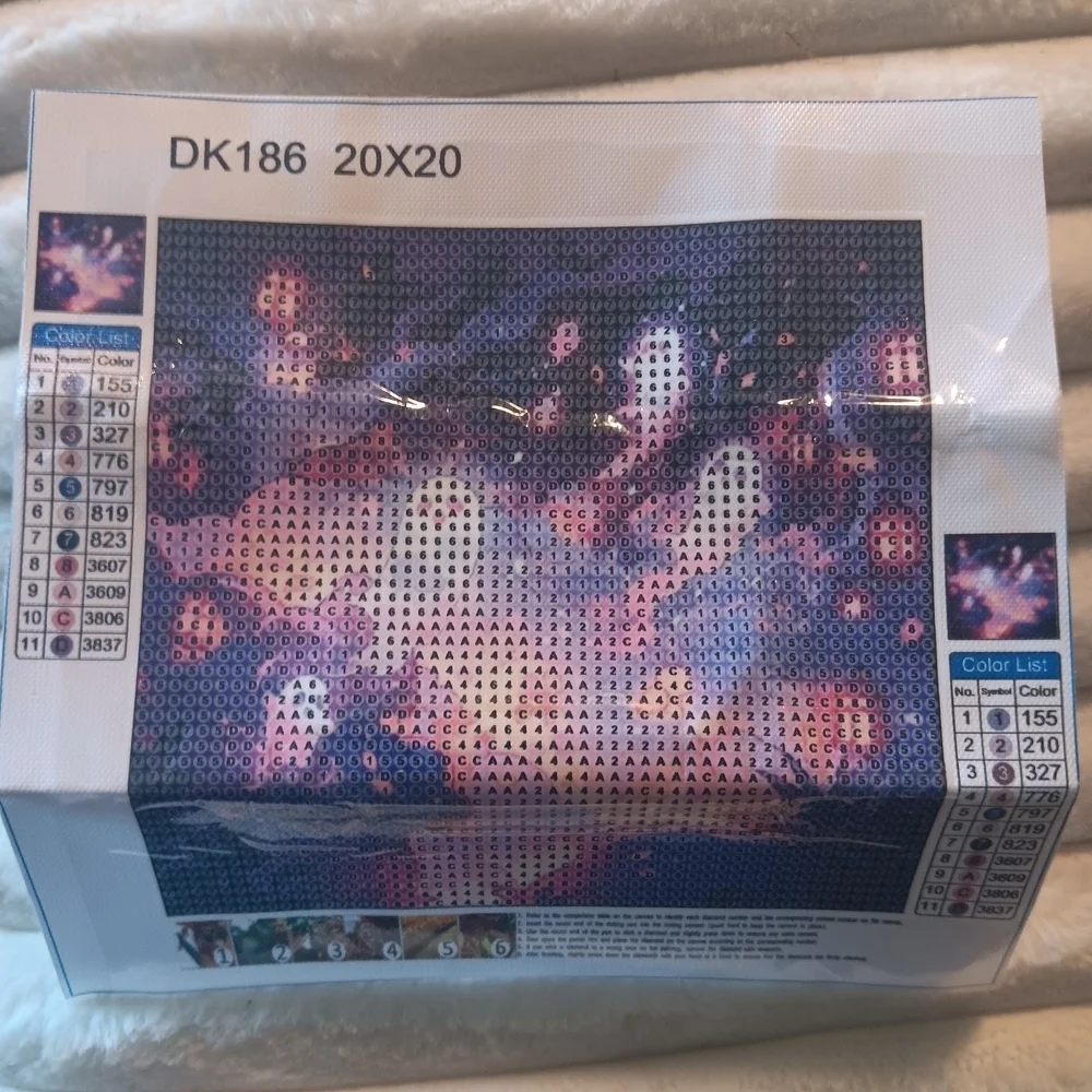 20x20 Diamond Painting Kit Ghosts Flying Through Galaxy